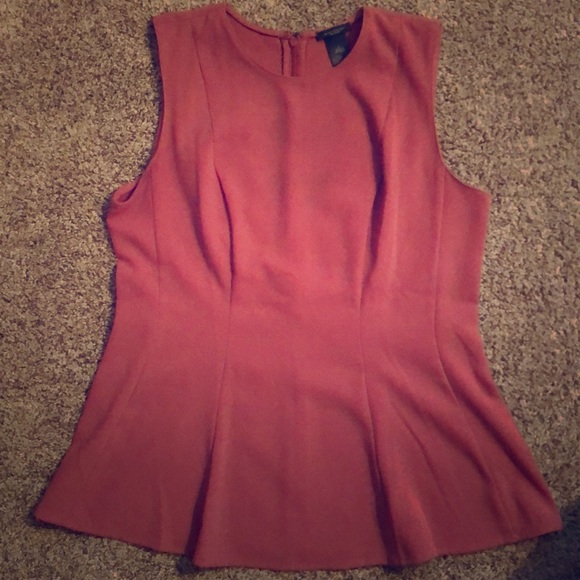 Ann Taylor Factory Tops - Blush Pink Peplum Top